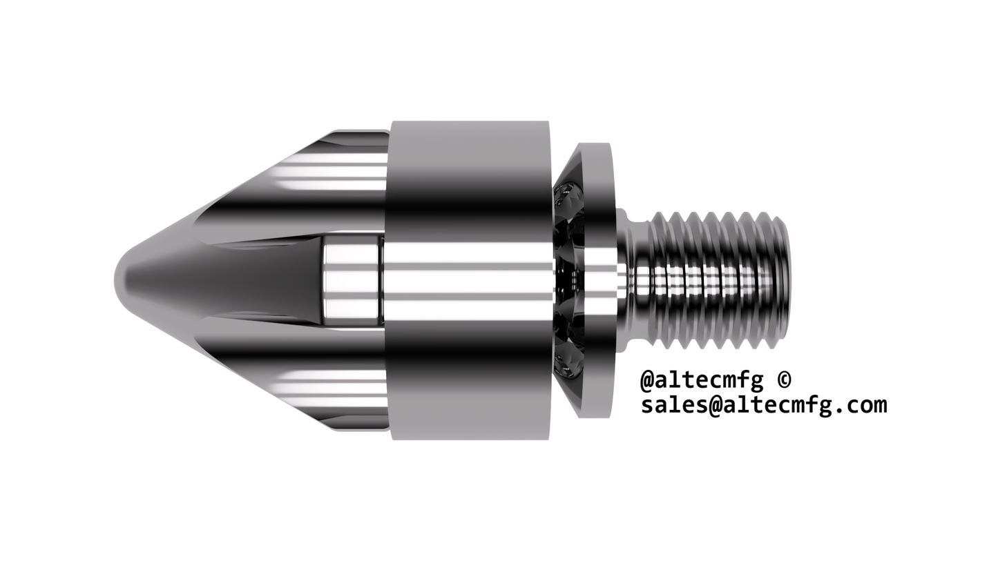 35mm Engel Screw Tip Assembly 3pc Free Flow- Fits All Models