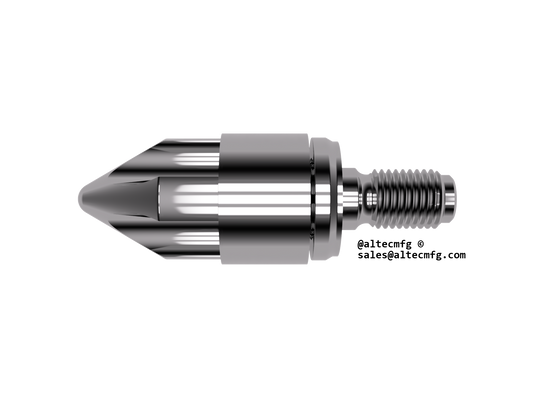 60mm Haitian Screw Tip Assembly 3pc Free Flow- Fits All Models