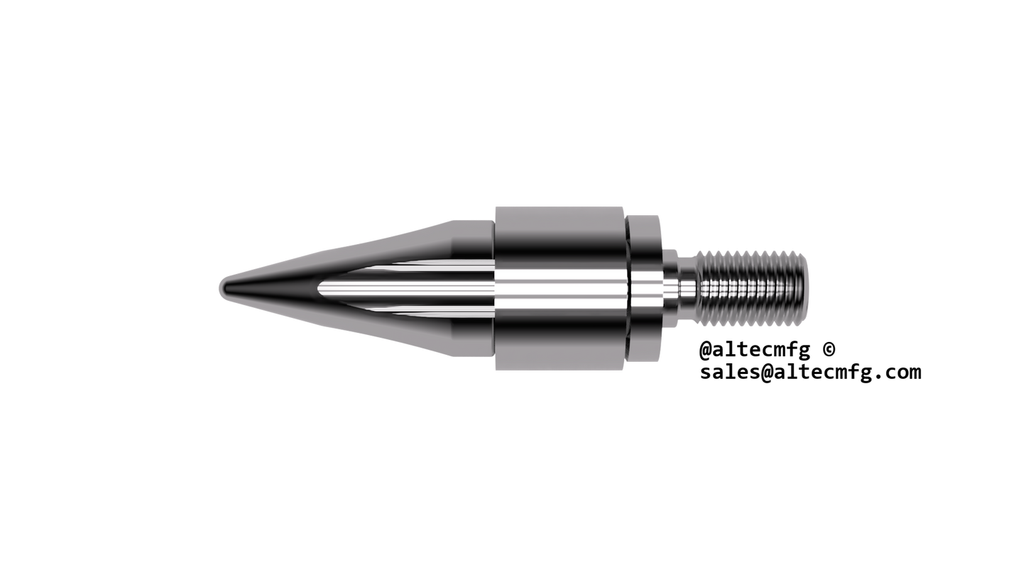 40mm Van Dorn Screw Tip Assembly 3pc Free Flow- Fits All Models